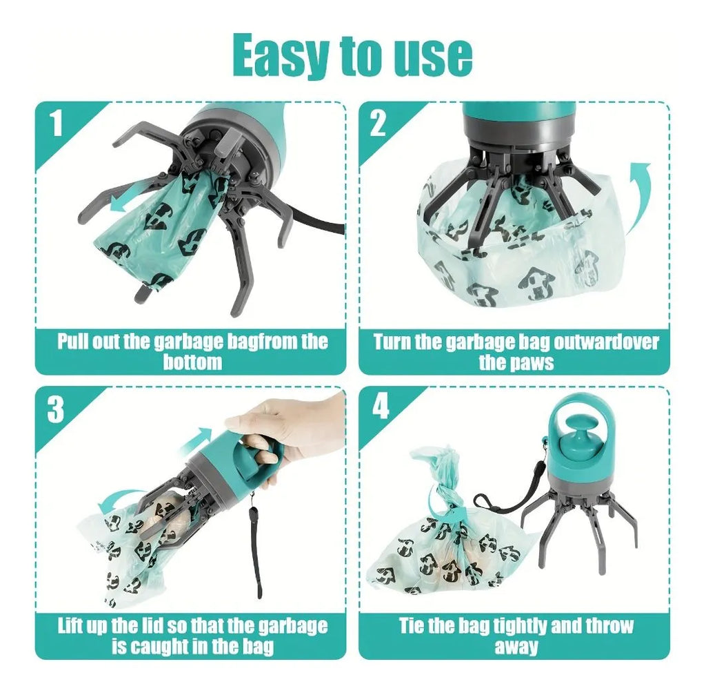 Recogedor Portátil Excrementos mascotas