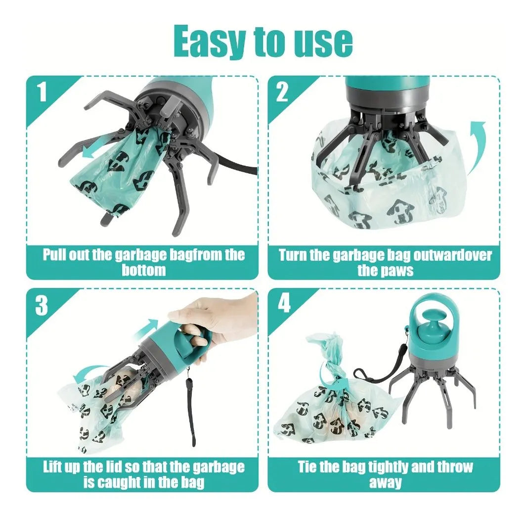 Recogedor Portátil Excrementos mascotas